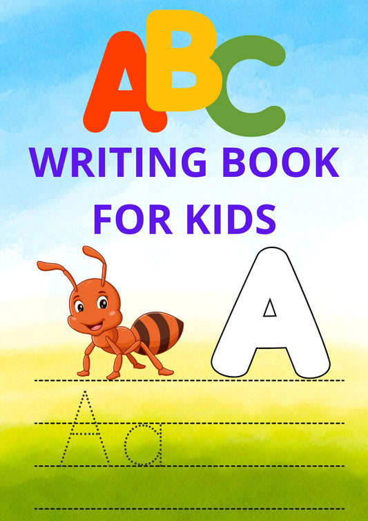 Alphabet Tracing Workbook for Kids – Learn to Write A to Z (PDF Download)